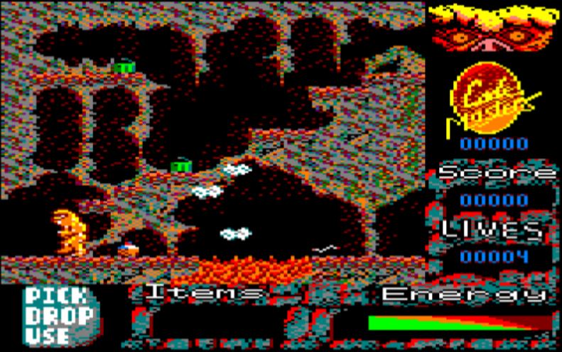 Bigfoot - Amstrad CPC game screenshot (1988) by Code Masters